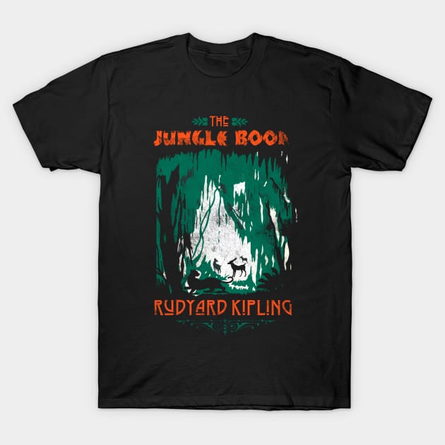 The Jungle Book Cover Tribute, distressed T-Shirt by hauntedjack